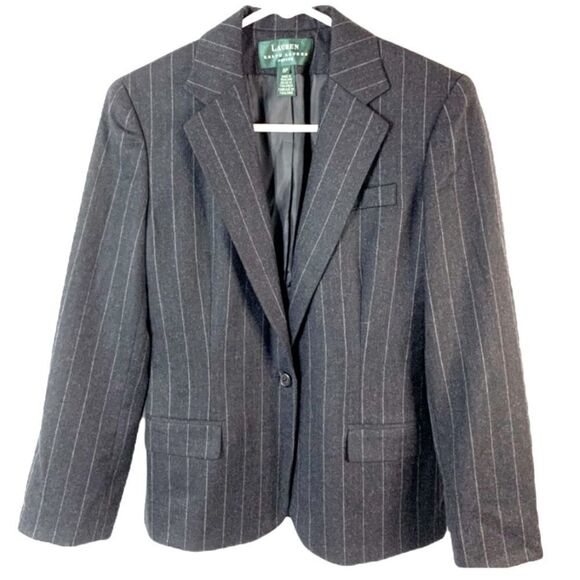 LAUREN Ralph Lauren 💯% Wool Blazer Size 6P - Picture 1 of 16